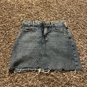 womens medium denim jean skirt